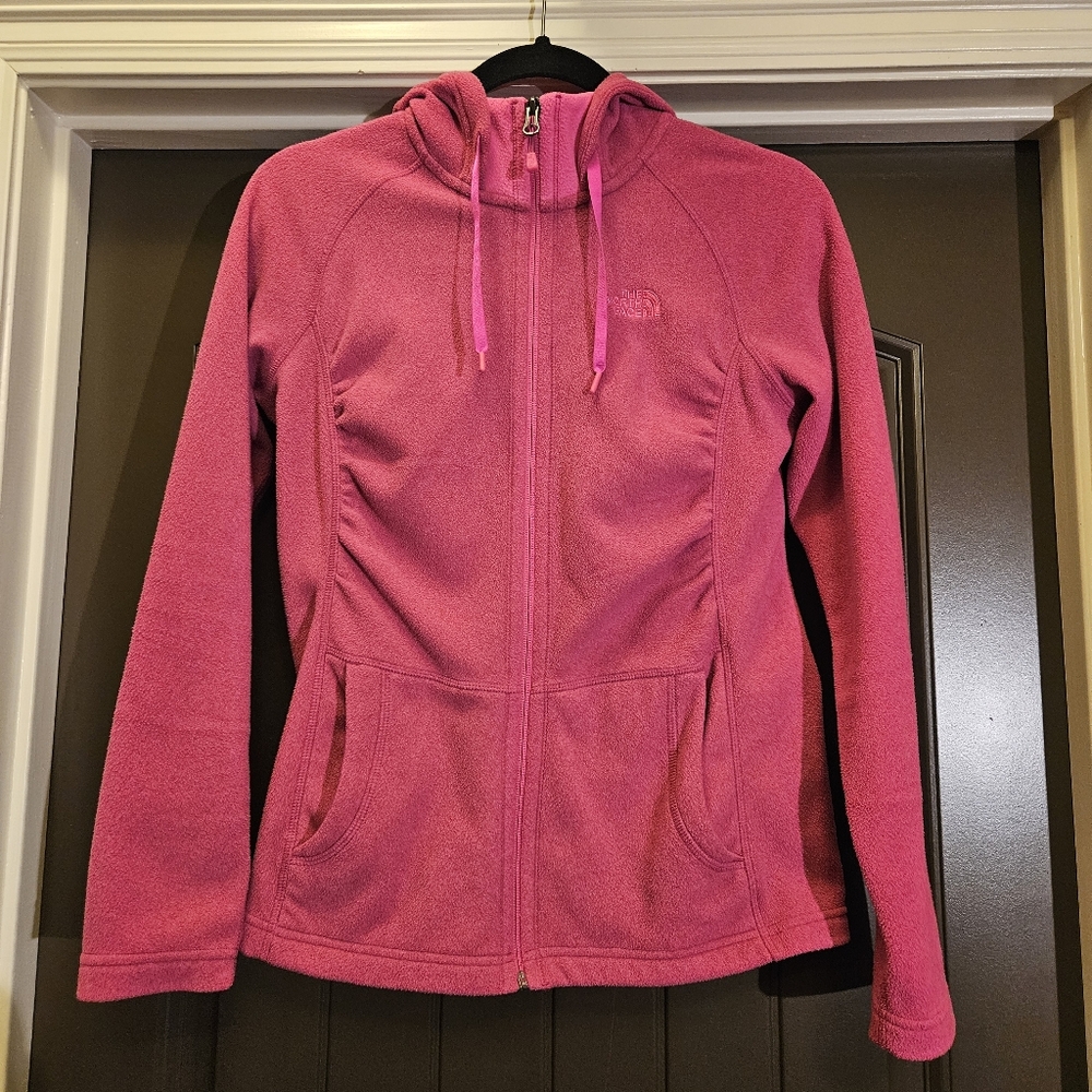 THE NORTH FACE Women's Mezzaluna Hoodie Zip Lightweight Fleece Jacket, Sz. Small